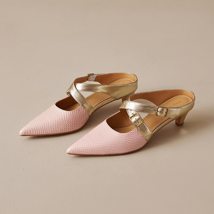 Brielle Genuine Leather Mules