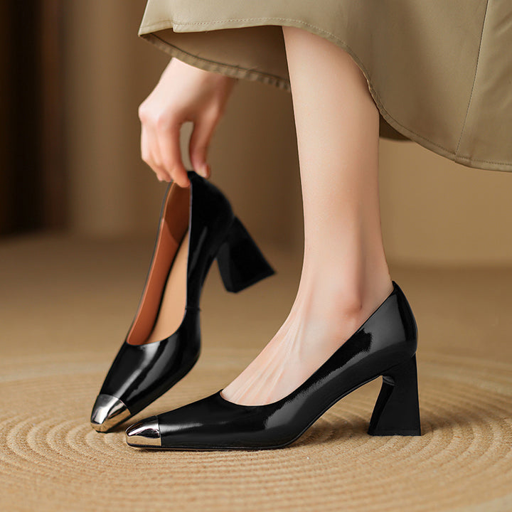 Carmin Genuine Leather Heels