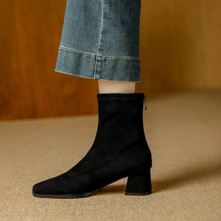 Noelle Suede Ankle Boot