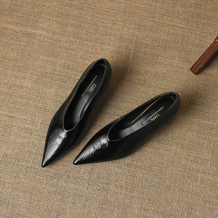 Calora Genuine Leather Heels