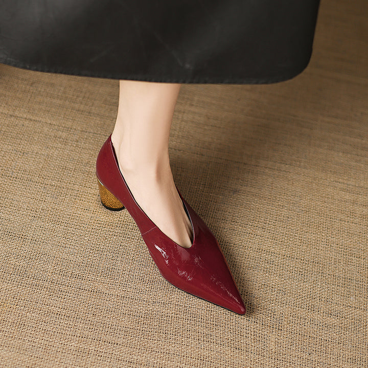 Calora Genuine Leather Heels
