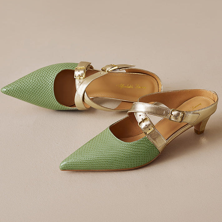 Brielle Genuine Leather Mules