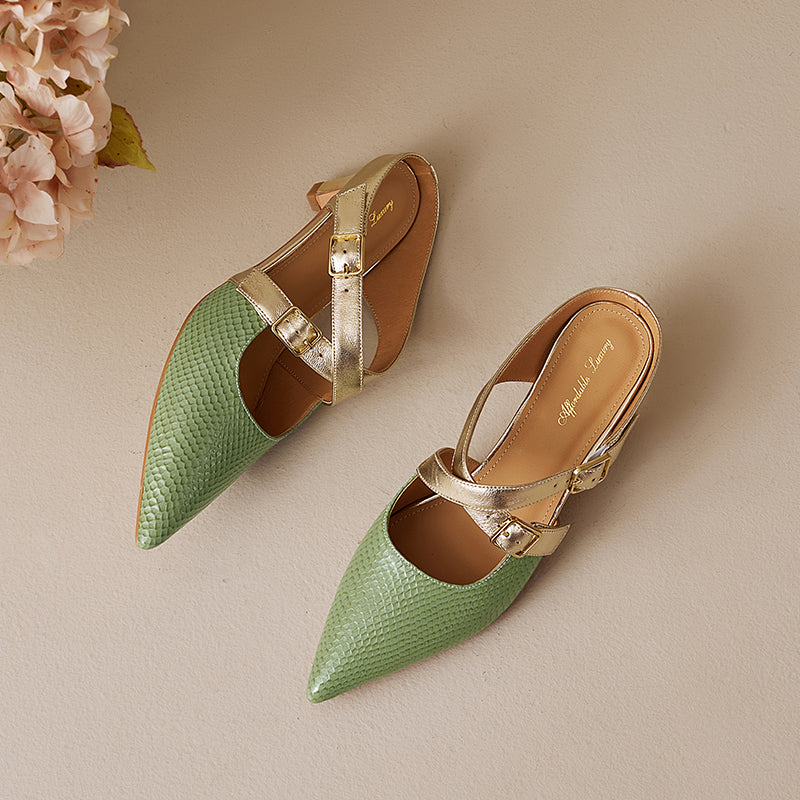 Brielle Genuine Leather Mules