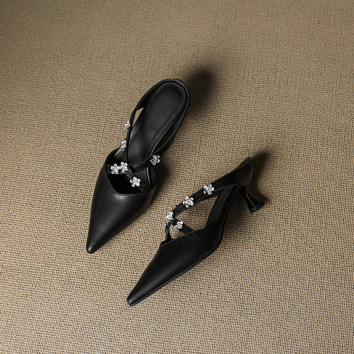 Floria Genuine Leather Mules