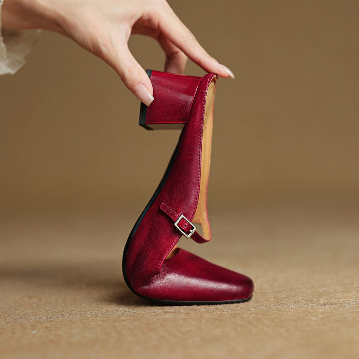 Rosaline Genuine Leather Mules