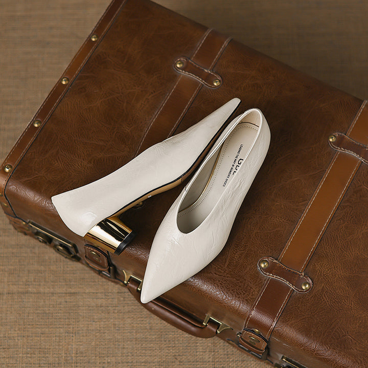 Calora Genuine Leather Heels
