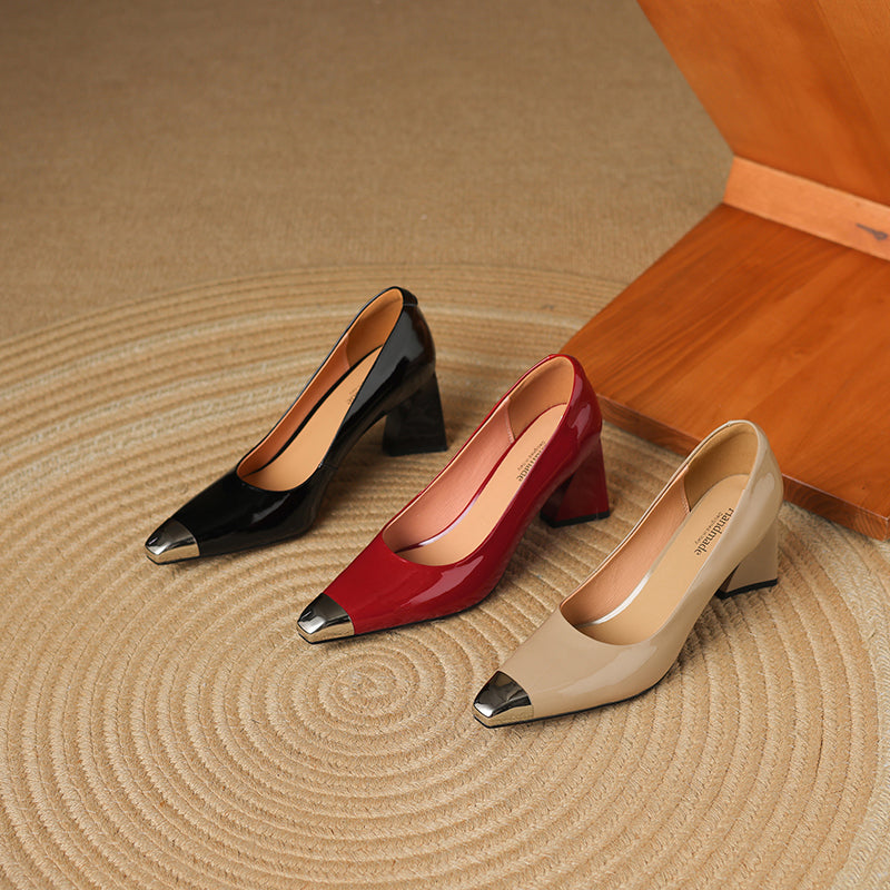 Carmin Genuine Leather Heels
