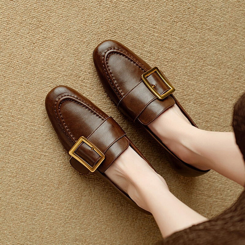 Lara Genuine Leather Loafers