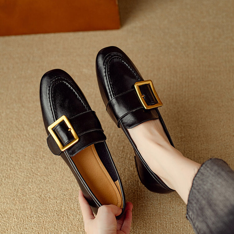 Lara Genuine Leather Loafers