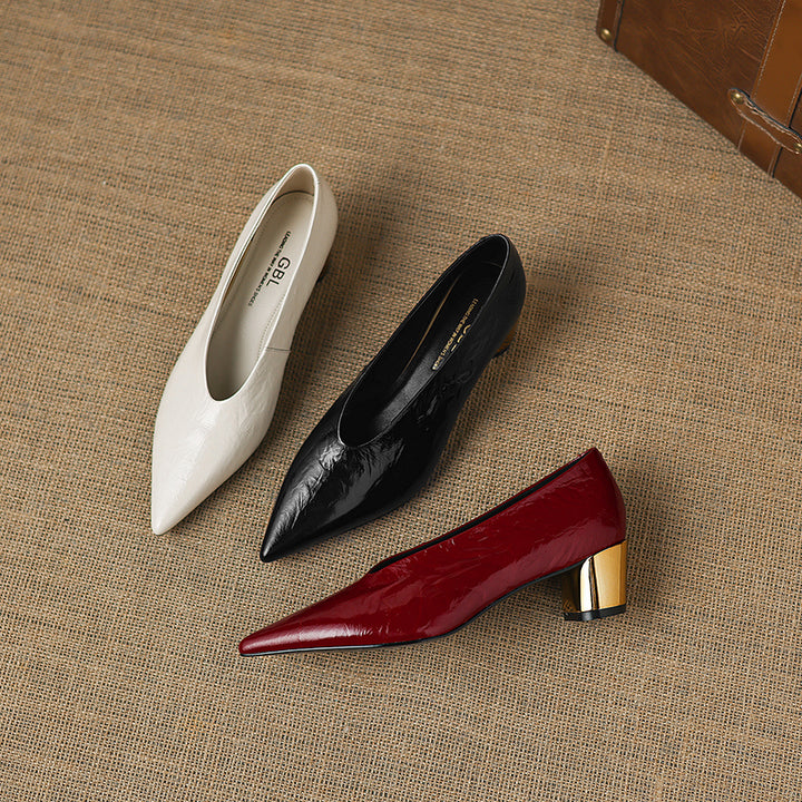 Calora Genuine Leather Heels