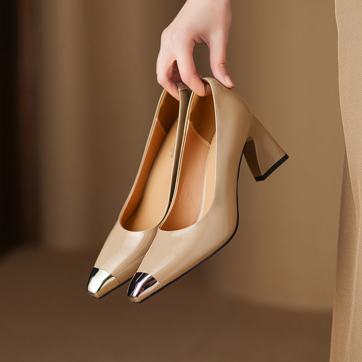 Carmin Genuine Leather Heels