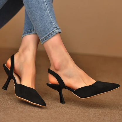 Verona Suede Slingback