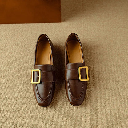 Lara Genuine Leather Loafers
