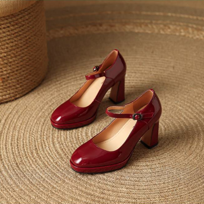 Rosa Genuine Leather Heels