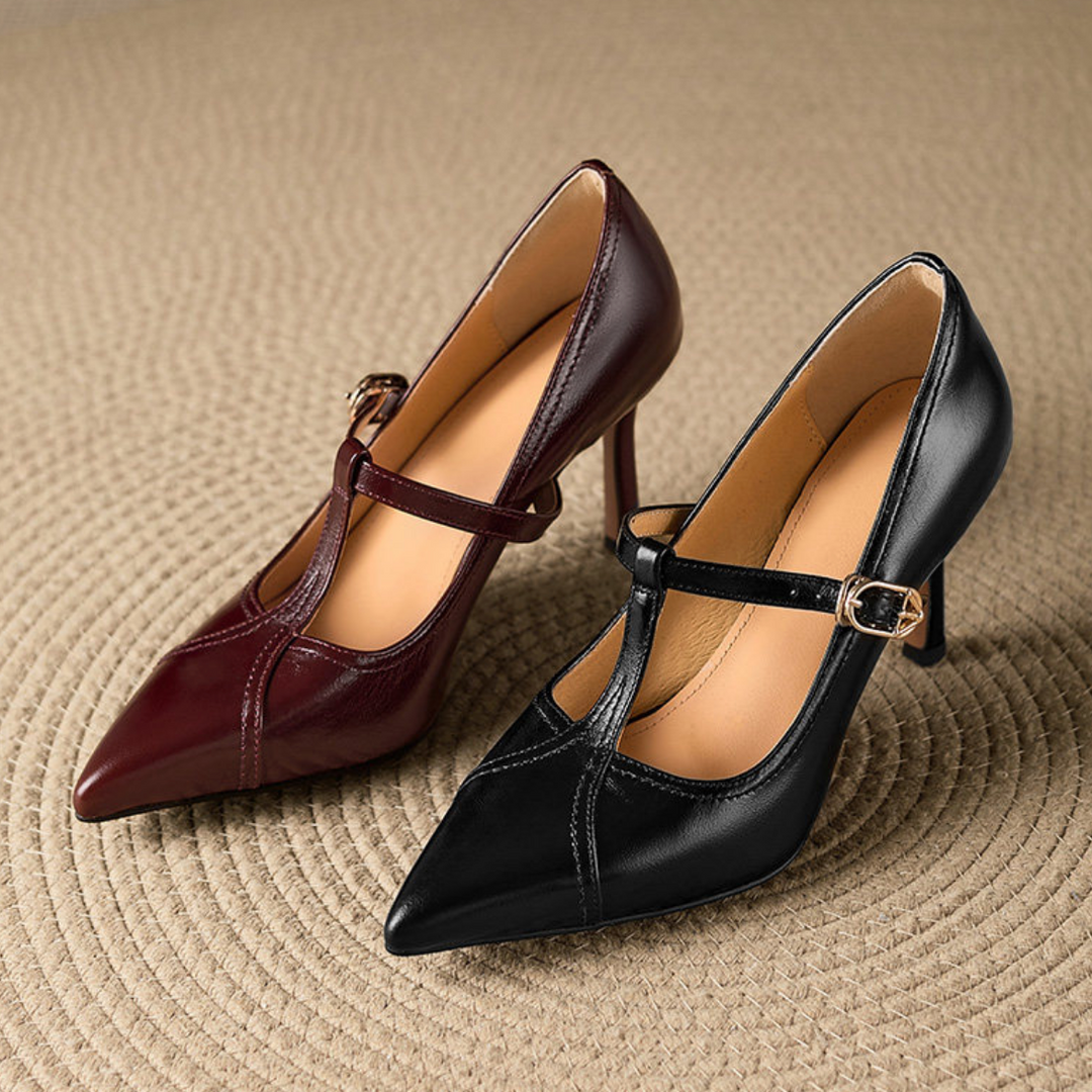 Carvelle Genuine Leather Heels