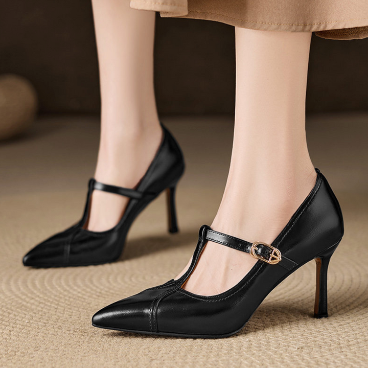 Carvelle Genuine Leather Heels