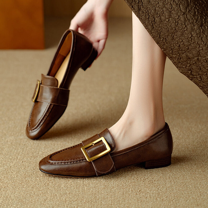 Lara Genuine Leather Loafers