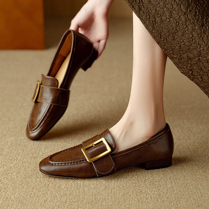 Lara Genuine Leather Loafers