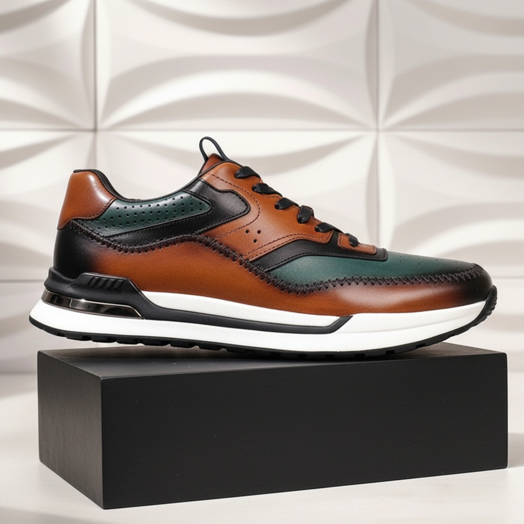 Castello Cowhide Leather Sneakers
