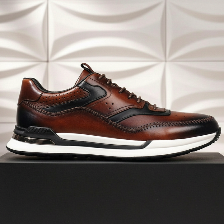 Castello Cowhide Leather Sneakers