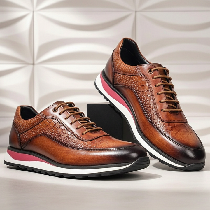 Virello Cowhide Leather Sneakers