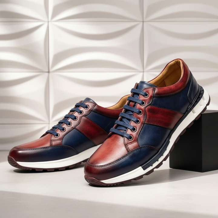 Alonzo Cowhide Leather Sneakers