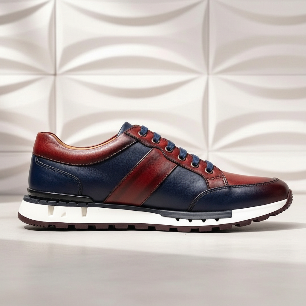 Alonzo Cowhide Leather Sneakers