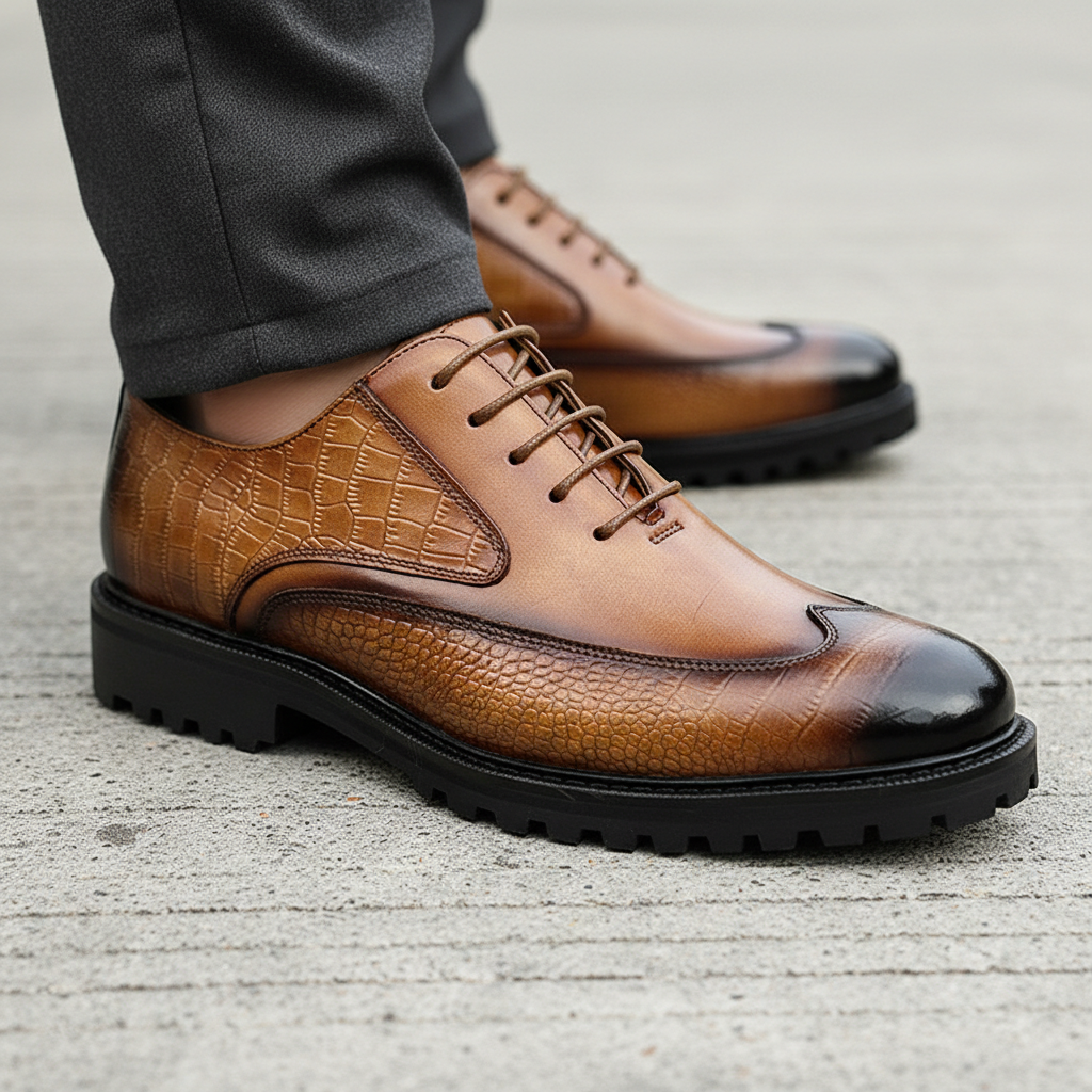 Creston Cowhide Leather Sneakers