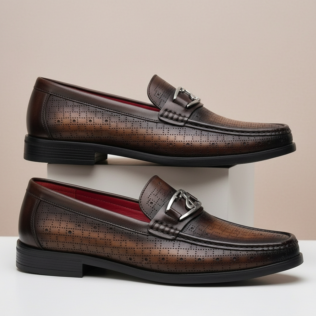 Rossetti Cowhide Leather Loafers