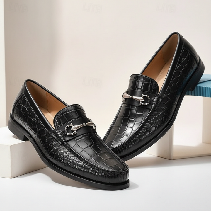 Dorvaro Cowhide Leather Loafers