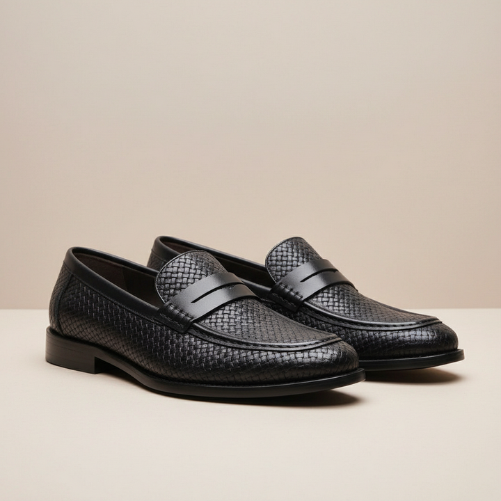 Carvello Cowhide Leather Loafers