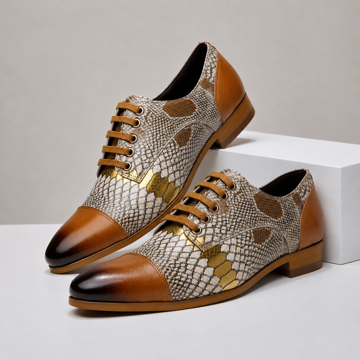 Calverini Cowhide Leather Shoes