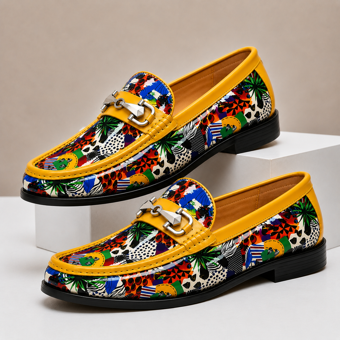 Cavalli Cowhide Leather Loafers