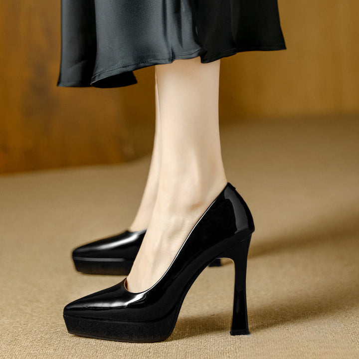 Vela Genuine Leather Heels