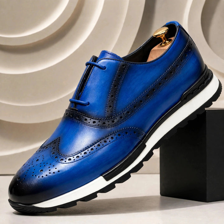 Calvano Cowhide Leather Sneakers