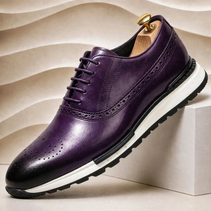Luvino Cowhide Leather Sneakers