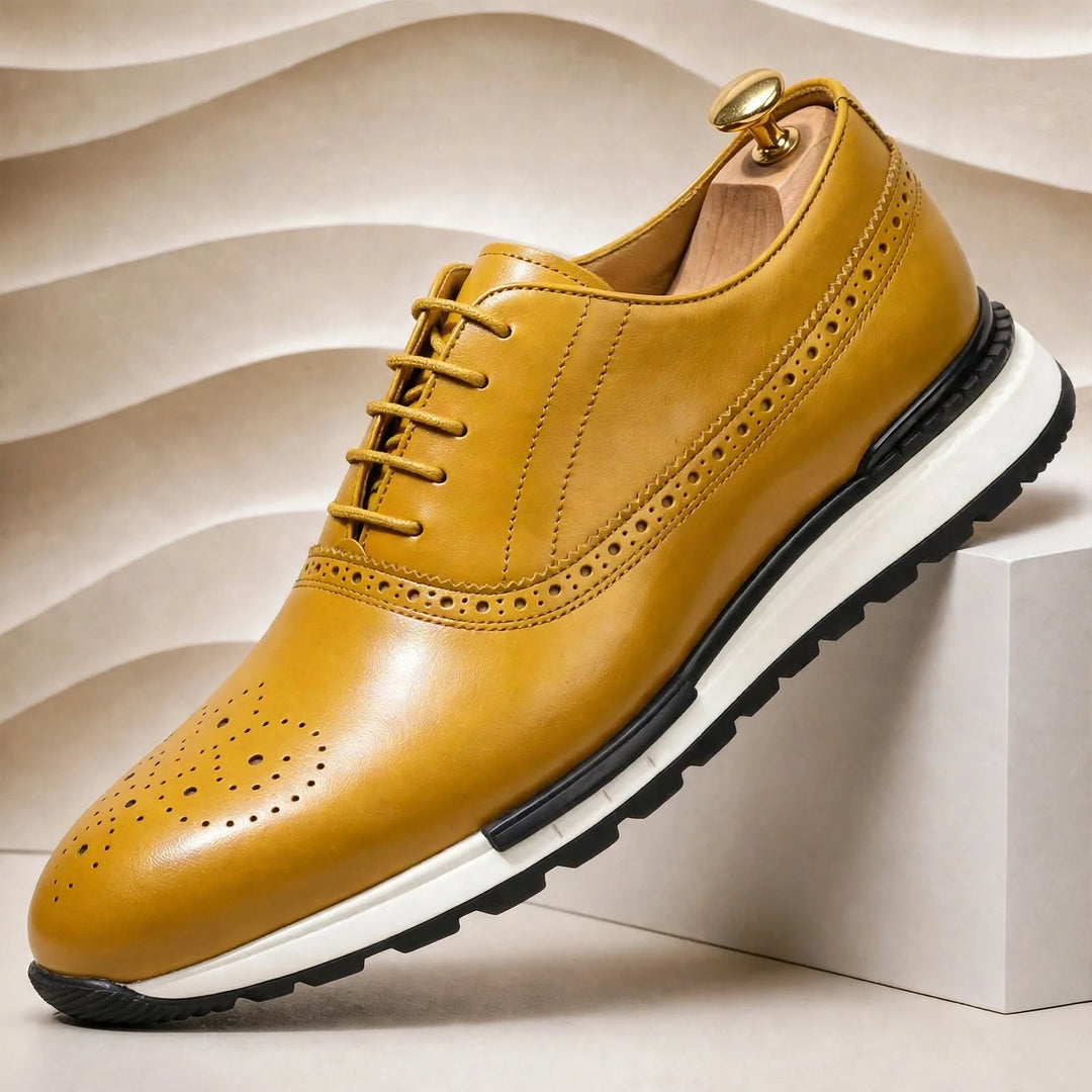 Luvino Cowhide Leather Sneakers