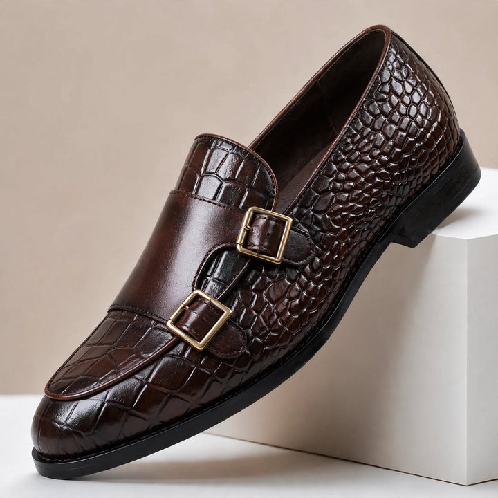 Lasaro Cowhide Leather Loafers