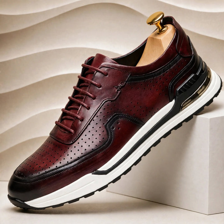 Valencia Cowhide Leather Sneakers