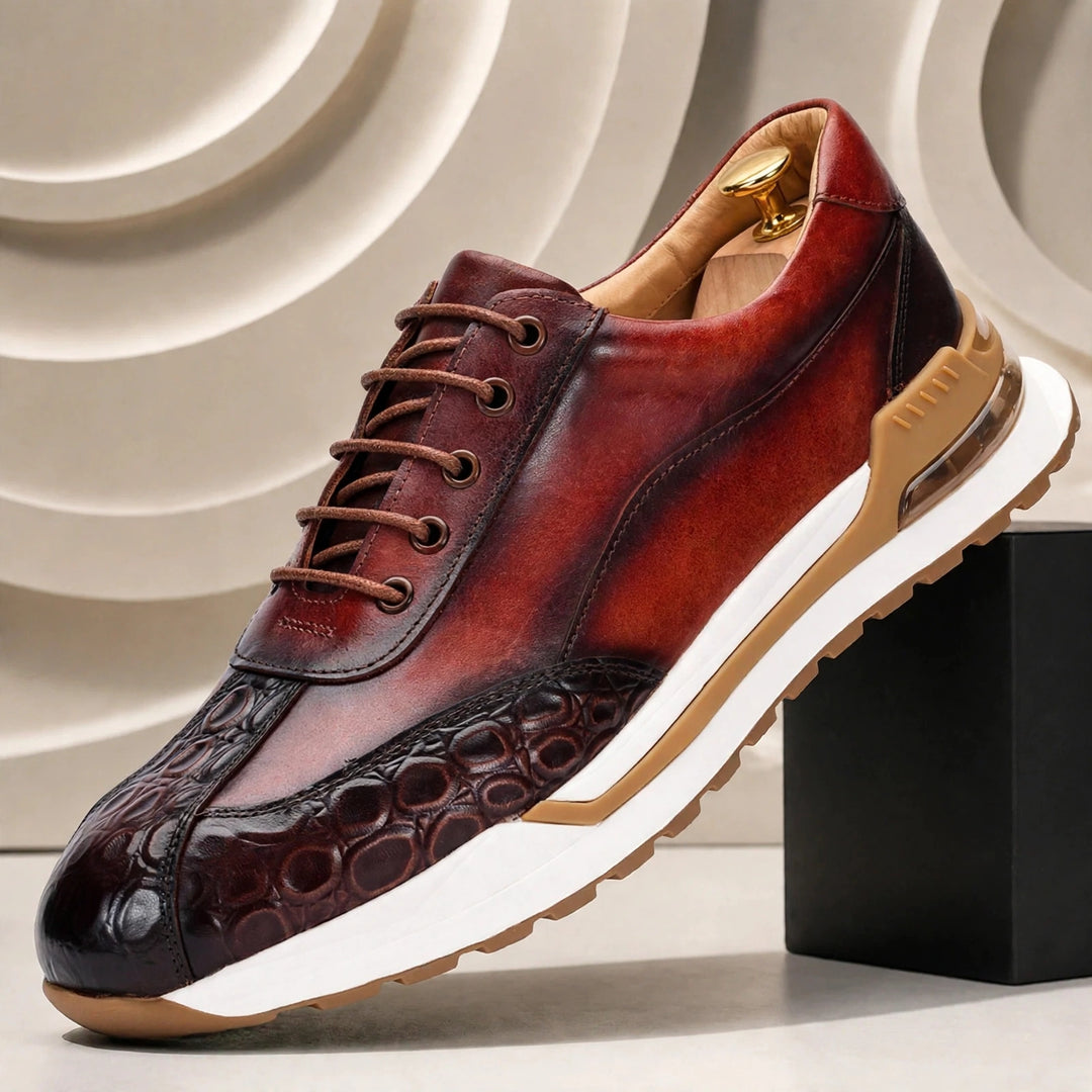 Marcello Cowhide Leather Sneakers
