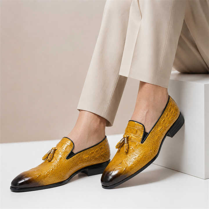 Montavelli Cowhide Leather Loafers