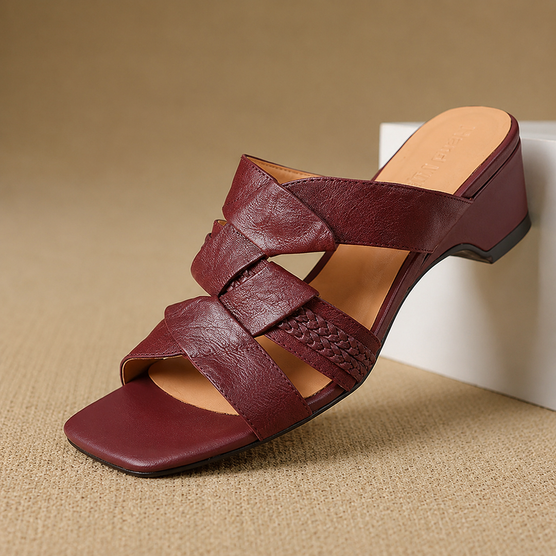 Elanora Genuine Leather Mules
