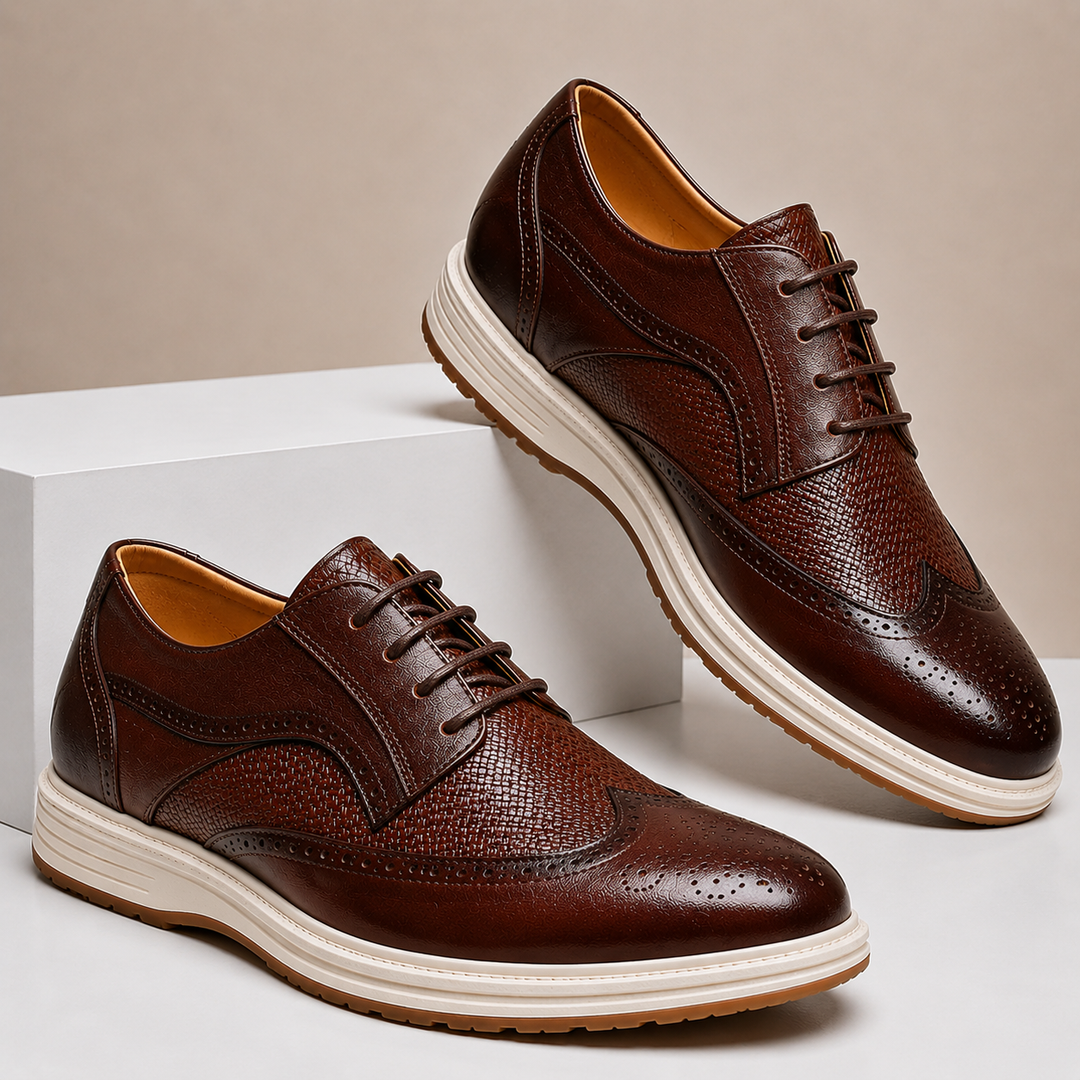 Galva Genuine Leather Sneakers
