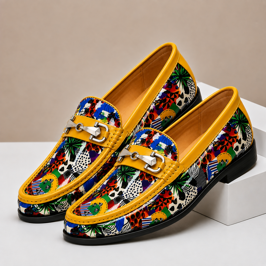 Cavalli Cowhide Leather Loafers