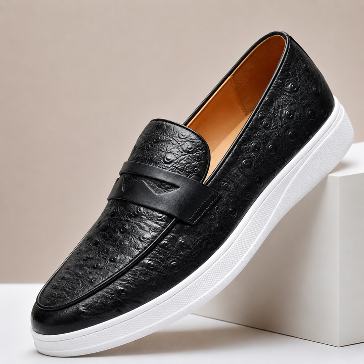 Lucente Cowhide Leather Loafers