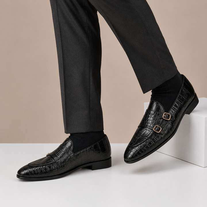 Lucerano Cowhide Leather Loafers