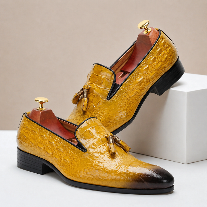 Montavelli Cowhide Leather Loafers