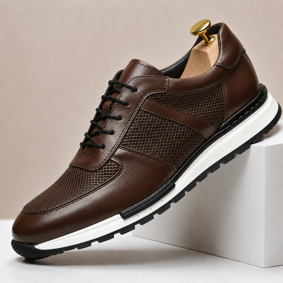 Marcelli Cowhide Leather Sneakers