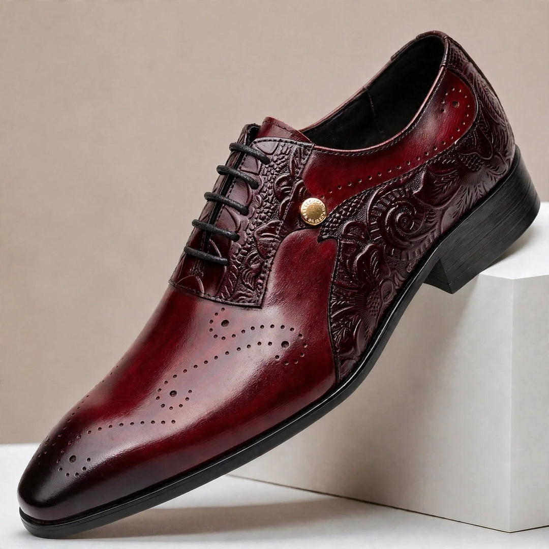 Balerio Cowhide Leather Shoes