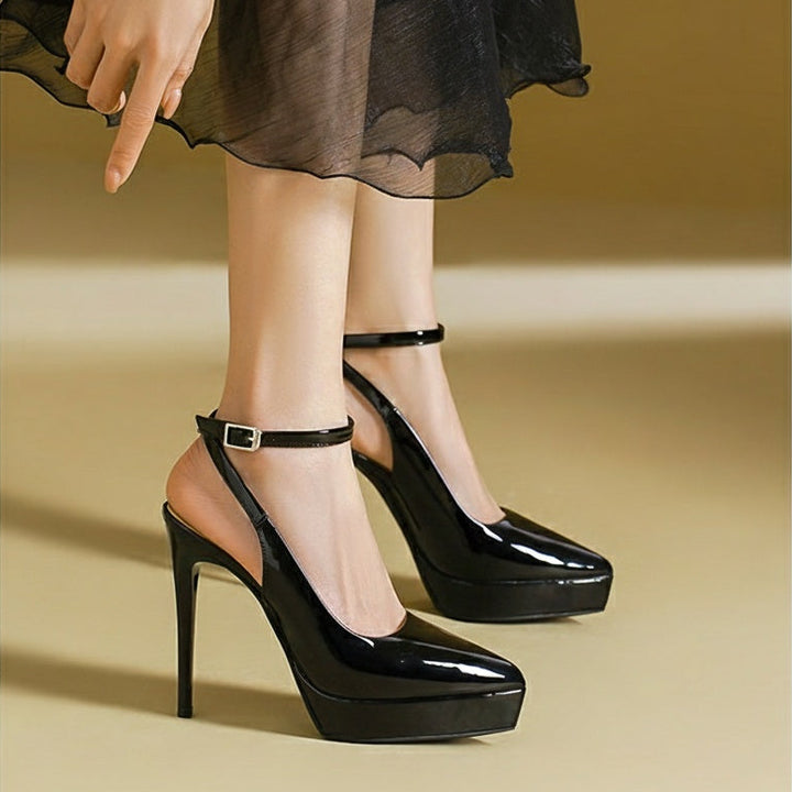 Arlena Leather Heels